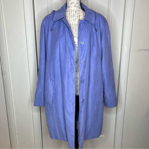 Appleseed’s Lavender Wool Blend lined Coat Size XL - Picture 3 of 11
